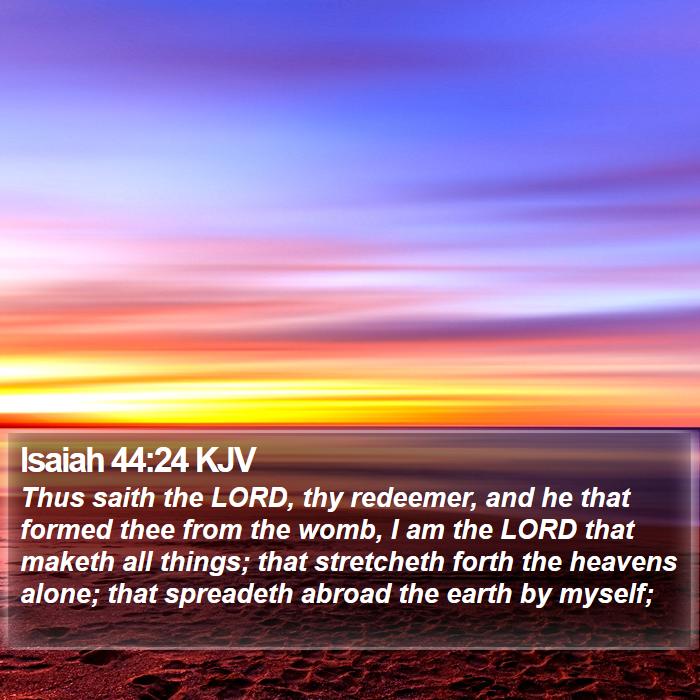 Isaiah 44:24 KJV Bible Study