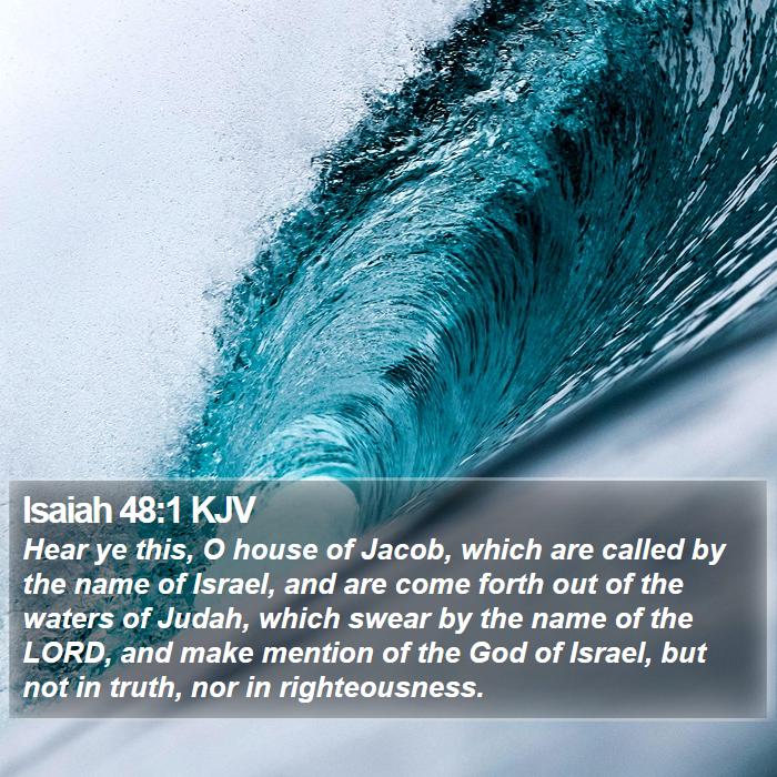 Isaiah 48:1 KJV Bible Study