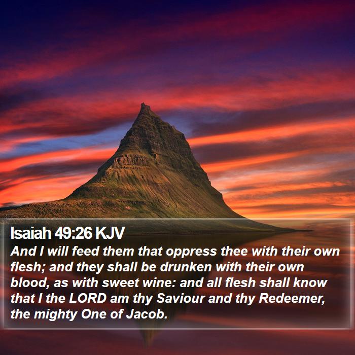 Isaiah 49:26 KJV Bible Study