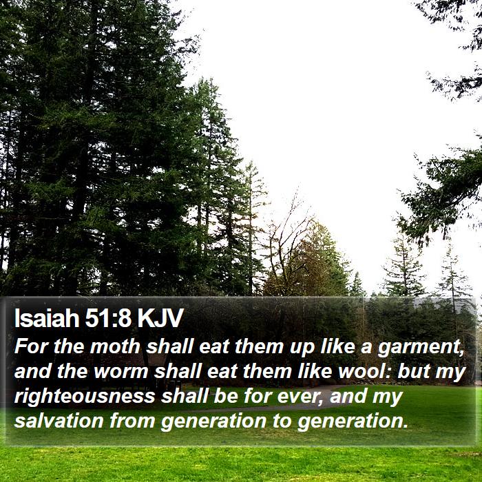 Isaiah 51:8 KJV Bible Study