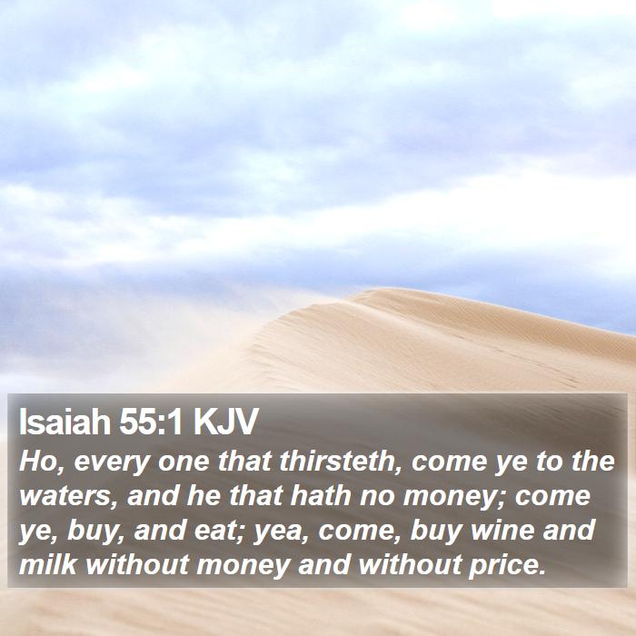 Isaiah 55:1 KJV Bible Study