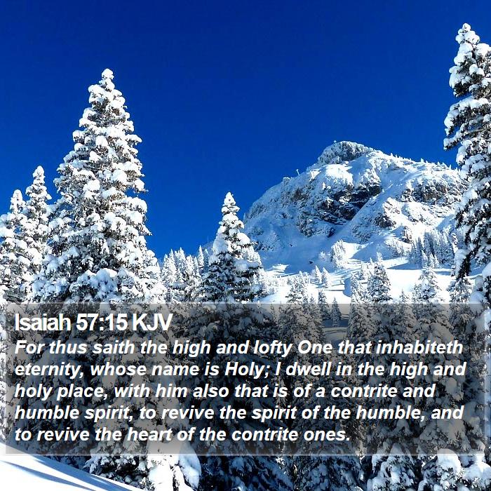 Isaiah 57:15 KJV Bible Study