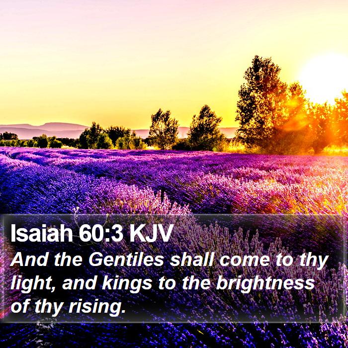 Isaiah 60:3 KJV Bible Study