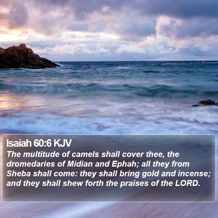 Isaiah 60:6 KJV Bible Study