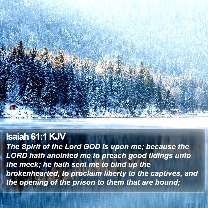 Isaiah 61:1 KJV Bible Study