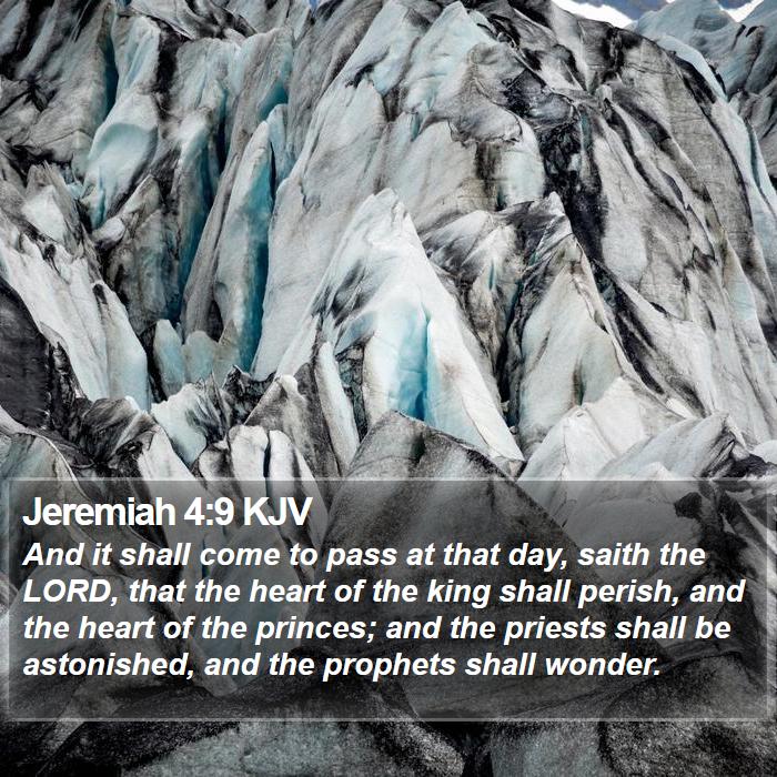 Jeremiah 4:9 KJV Bible Study