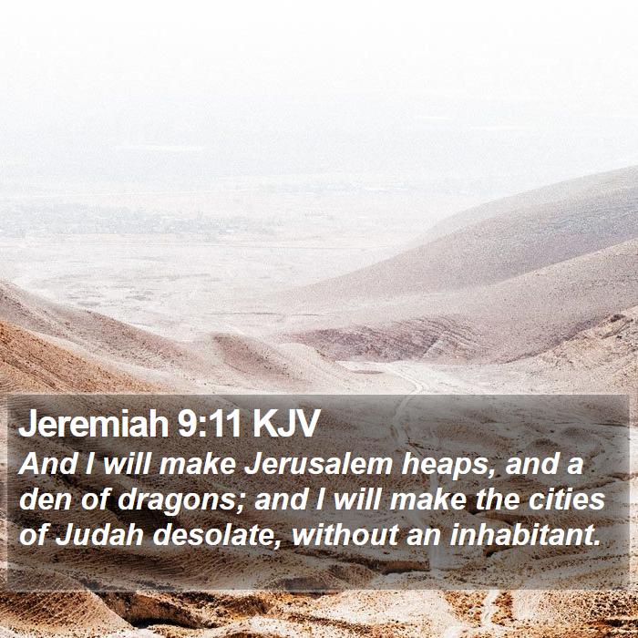 Jeremiah 9:11 KJV Bible Study