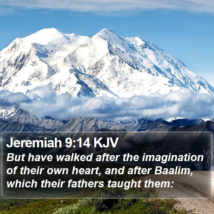 Jeremiah 9:14 KJV Bible Study