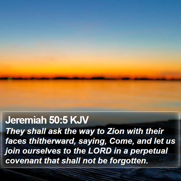 Jeremiah 50:5 KJV Bible Study
