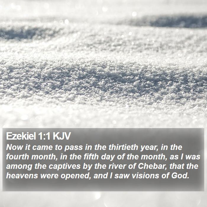 Ezekiel 1:1 KJV Bible Study