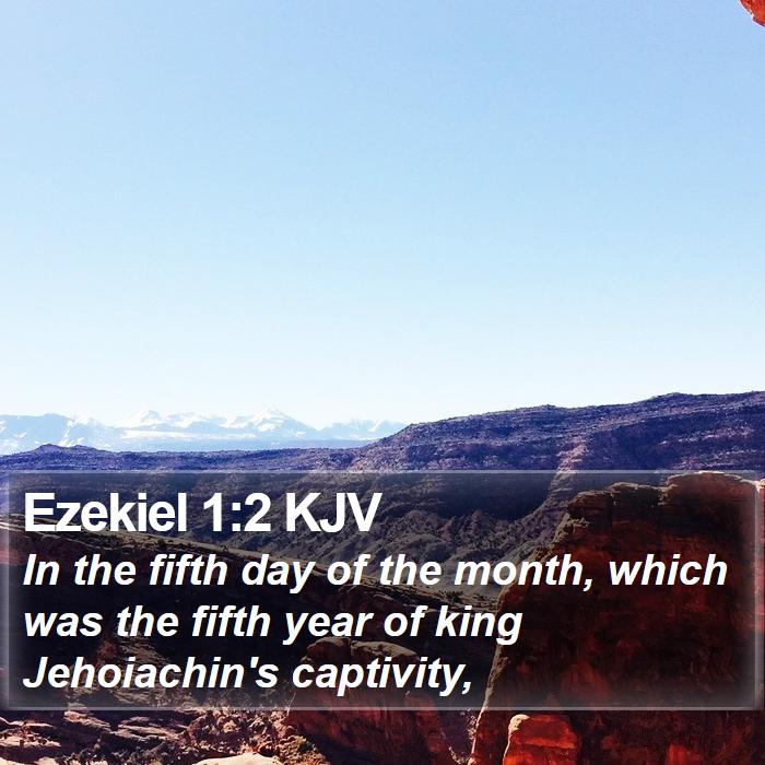 Ezekiel 1:2 KJV Bible Study