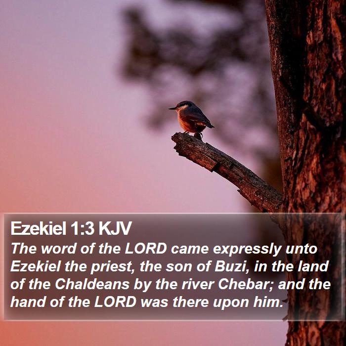 Ezekiel 1:3 KJV Bible Study