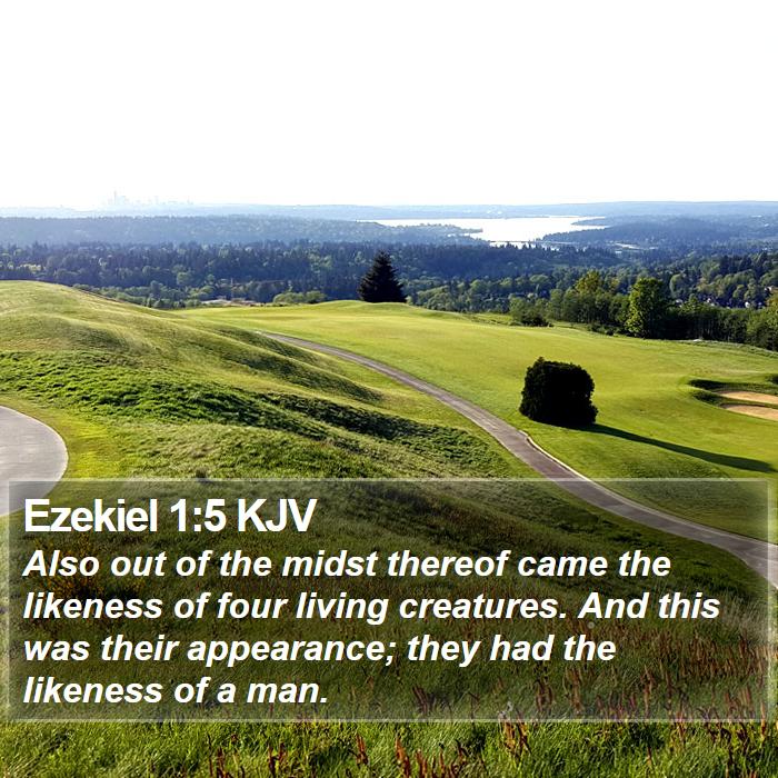 Ezekiel 1:5 KJV Bible Study