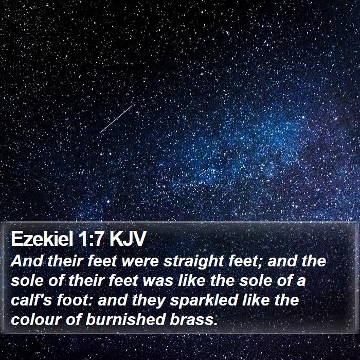 Ezekiel 1:7 KJV Bible Study