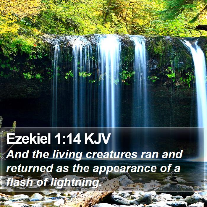 Ezekiel 1:14 KJV Bible Study