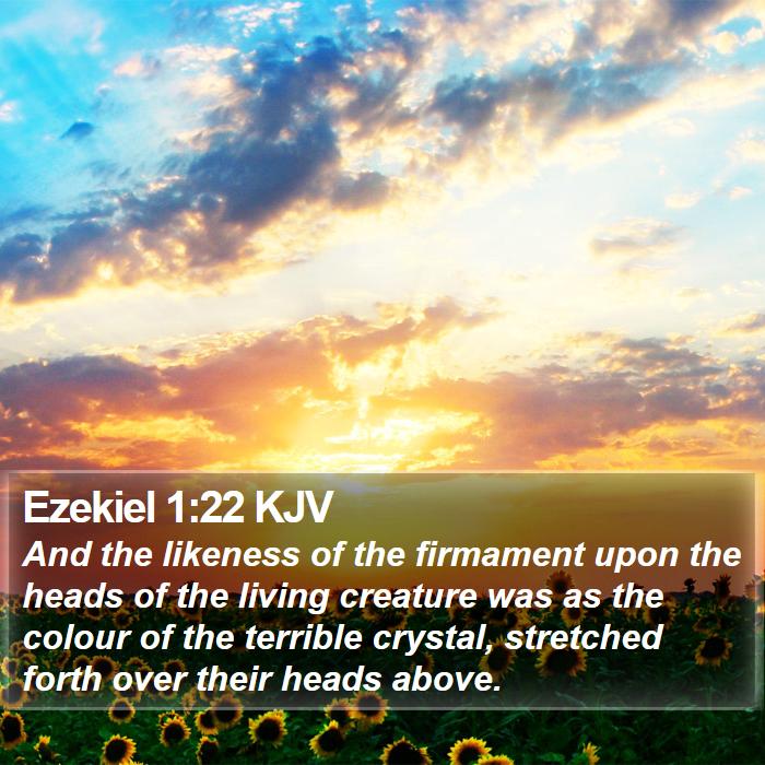 Ezekiel 1:22 KJV Bible Study