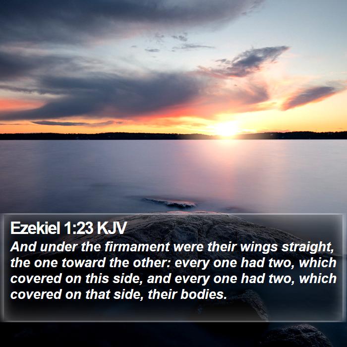 Ezekiel 1:23 KJV Bible Study