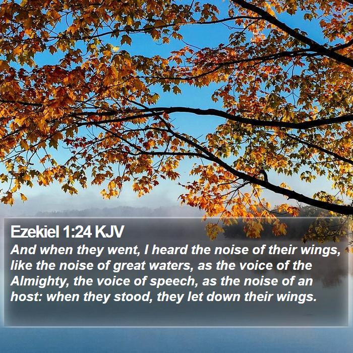 Ezekiel 1:24 KJV Bible Study