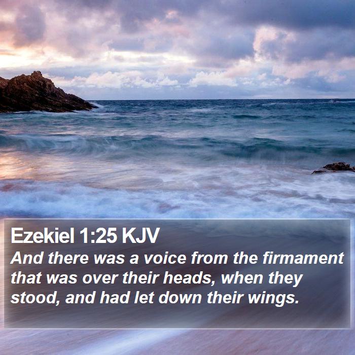 Ezekiel 1:25 KJV Bible Study