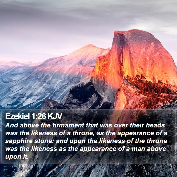 Ezekiel 1:26 KJV Bible Study