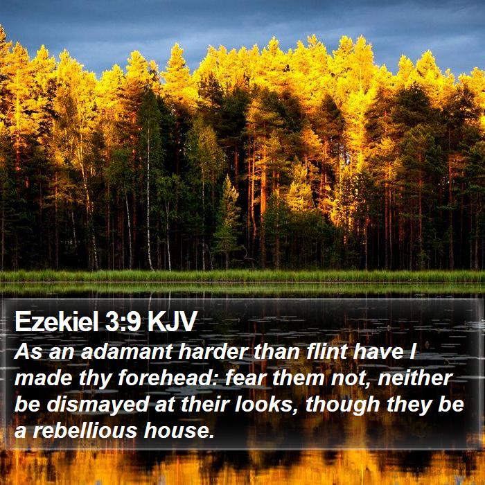 Ezekiel 3:9 KJV Bible Study