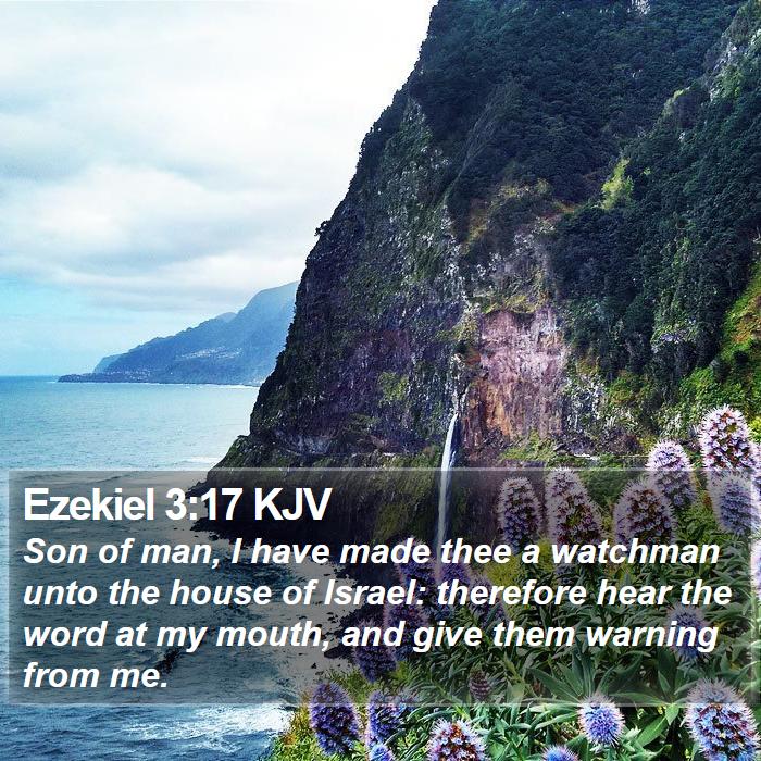 Ezekiel 3:17 KJV Bible Study