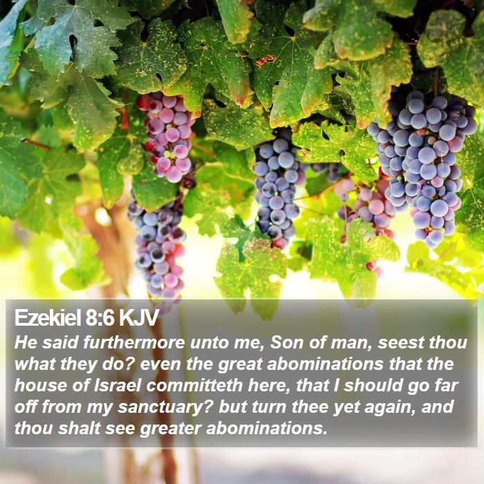 Ezekiel 8:6 KJV Bible Study