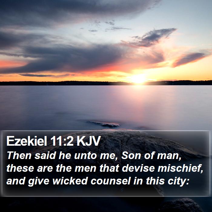 Ezekiel 11:2 KJV Bible Study