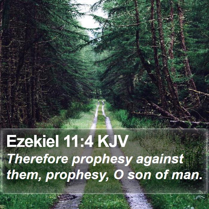 Ezekiel 11:4 KJV Bible Study