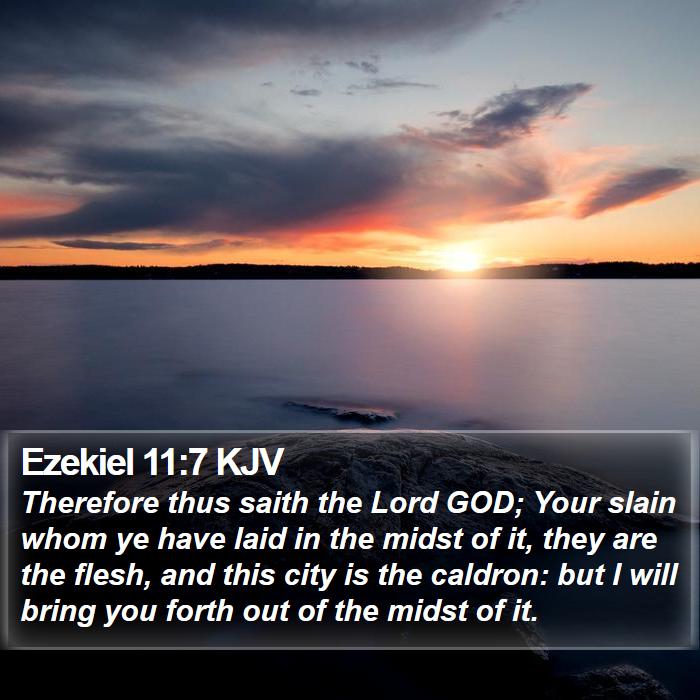 Ezekiel 11:7 KJV Bible Study