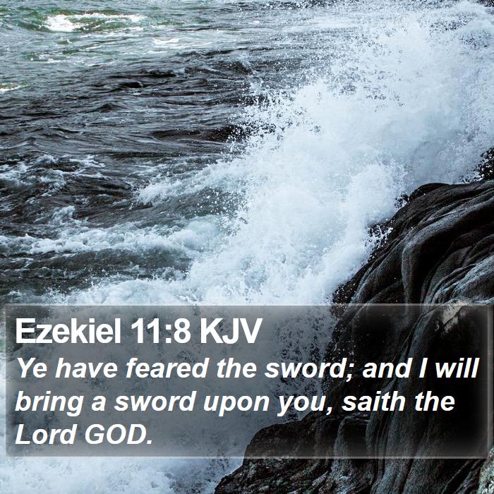 Ezekiel 11:8 KJV Bible Study