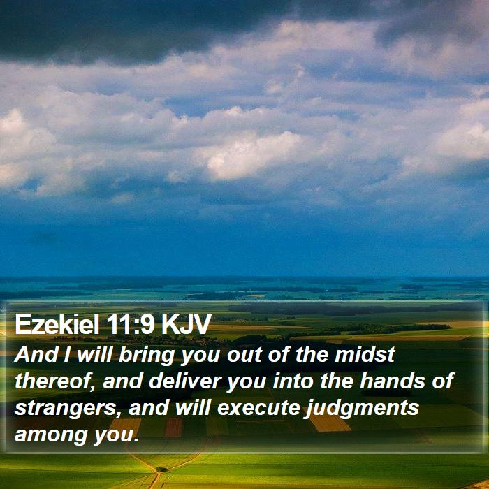 Ezekiel 11:9 KJV Bible Study