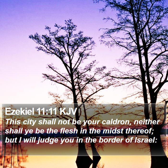 Ezekiel 11:11 KJV Bible Study