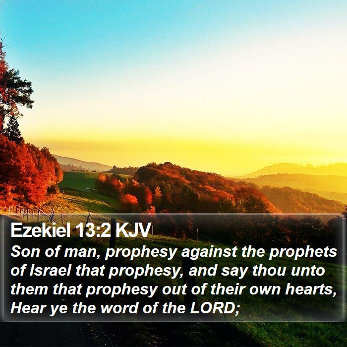 Ezekiel 13:2 KJV Bible Study