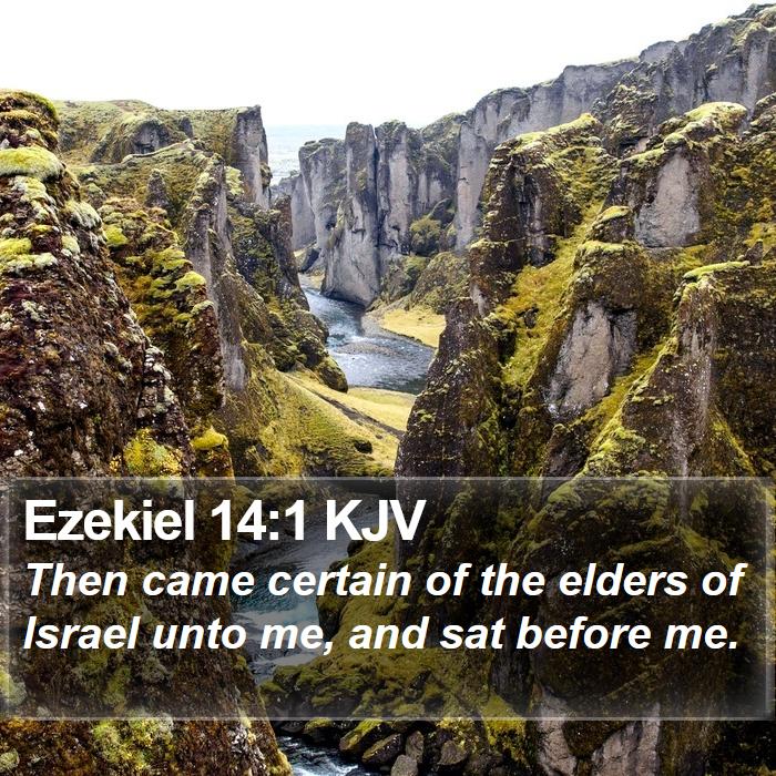 Ezekiel 14:1 KJV Bible Study