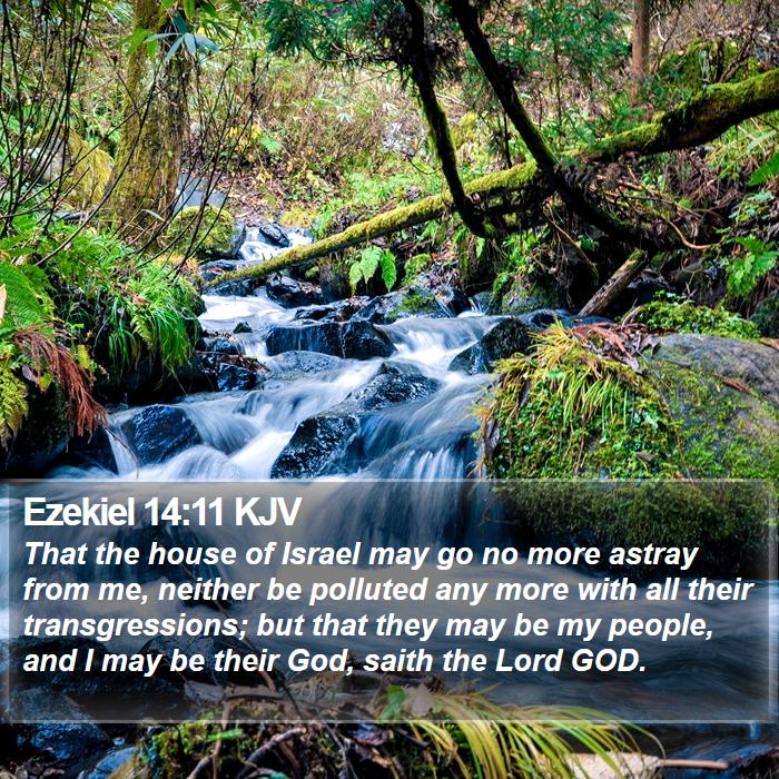 Ezekiel 14:11 KJV Bible Study