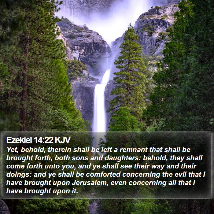 Ezekiel 14:22 KJV Bible Study