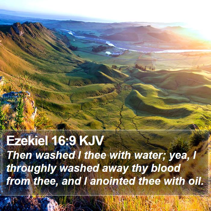 Ezekiel 16:9 KJV Bible Study