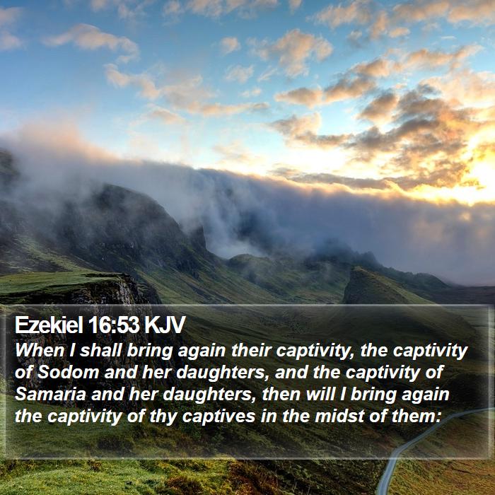 Ezekiel 16:53 KJV Bible Study