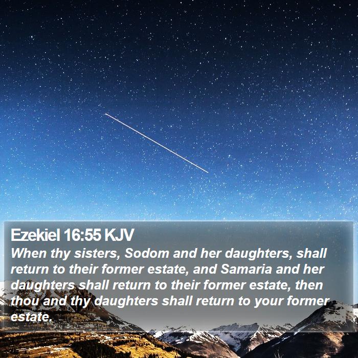 Ezekiel 16:55 KJV Bible Study