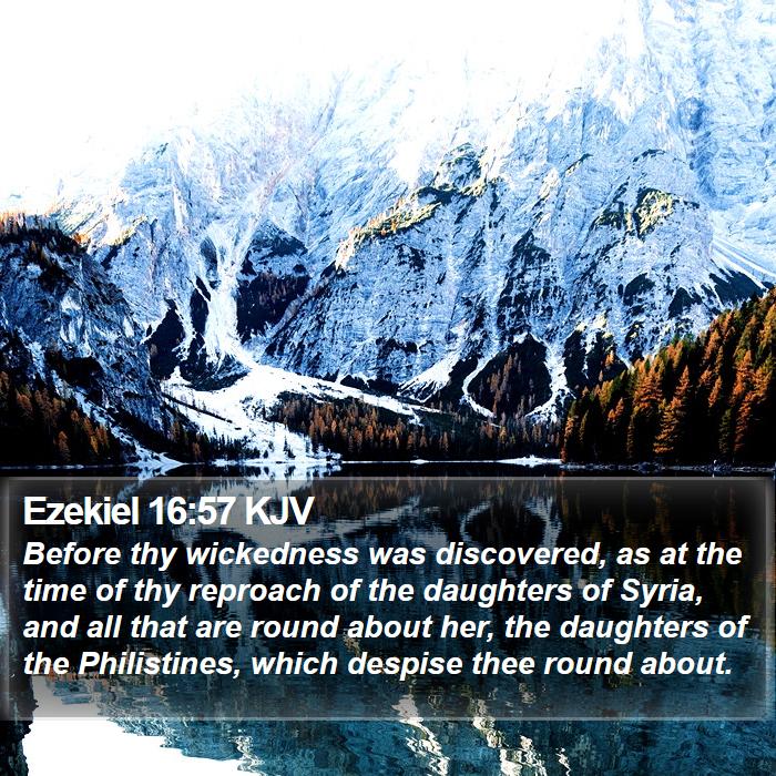 Ezekiel 16:57 KJV Bible Study