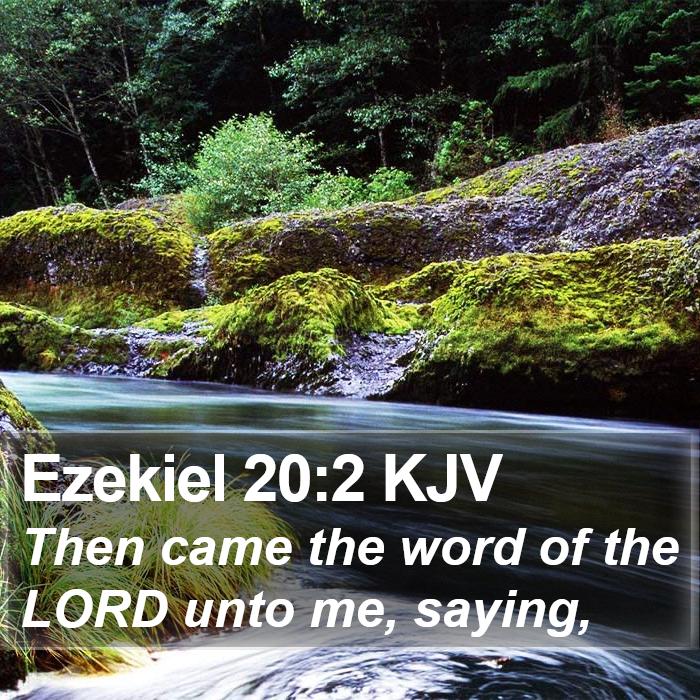 Ezekiel 20:2 KJV Bible Study