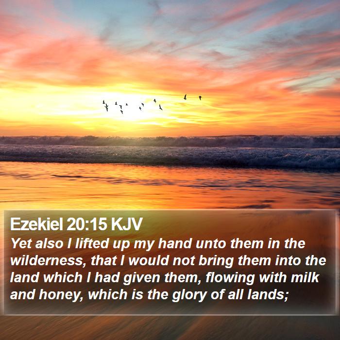 Ezekiel 20:15 KJV Bible Study