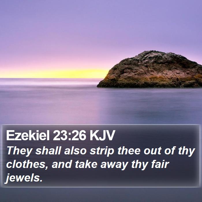 Ezekiel 23:26 KJV Bible Study