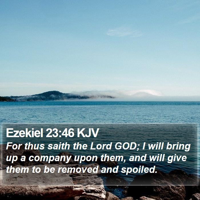 Ezekiel 23:46 KJV Bible Study