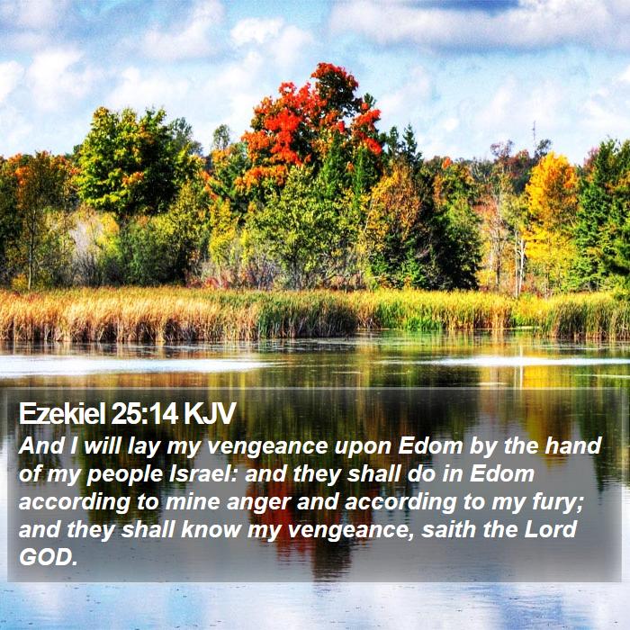 Ezekiel 25:14 KJV Bible Study