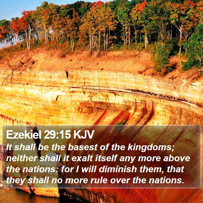Ezekiel 29:15 KJV Bible Study