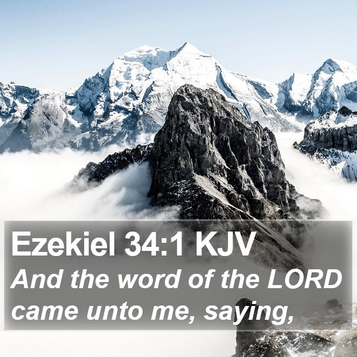 Ezekiel 34:1 KJV Bible Study