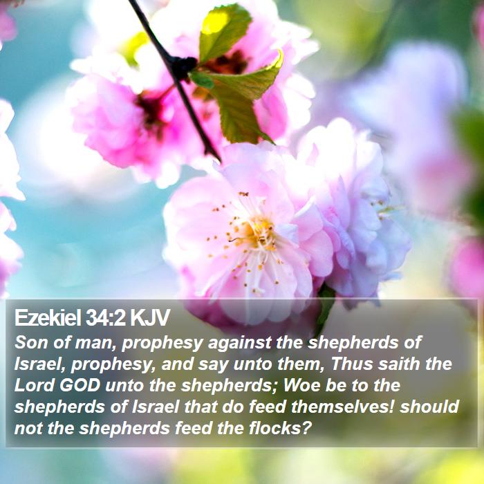 Ezekiel 34:2 KJV Bible Study