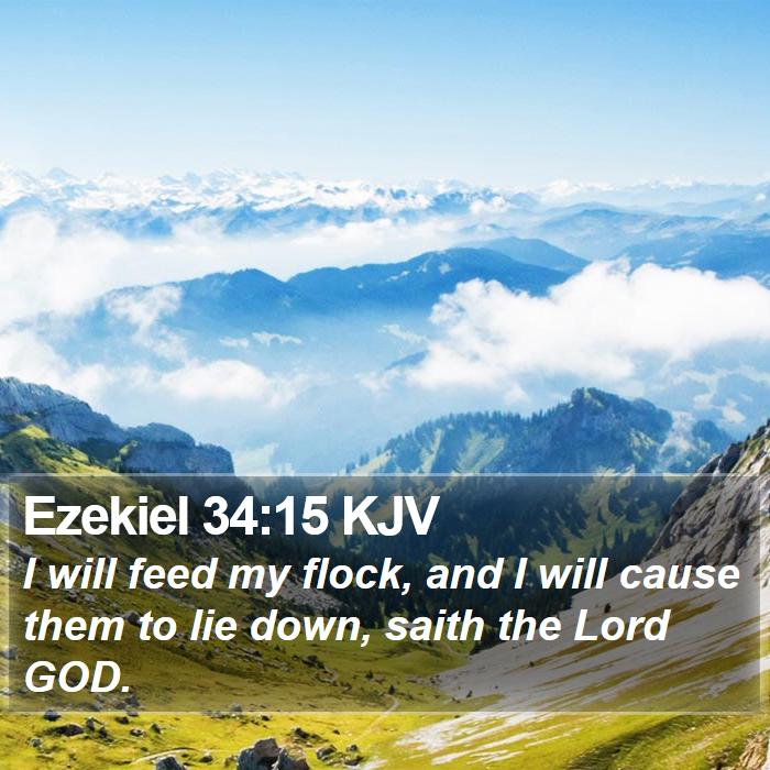 Ezekiel 34:15 KJV Bible Study